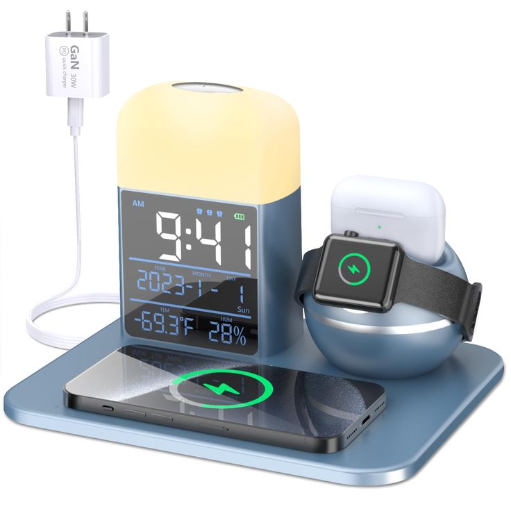 WIRELESS CHARGER WITH LIGHT