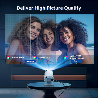 Home HD Projector Bluetooth Portable Mini 4
